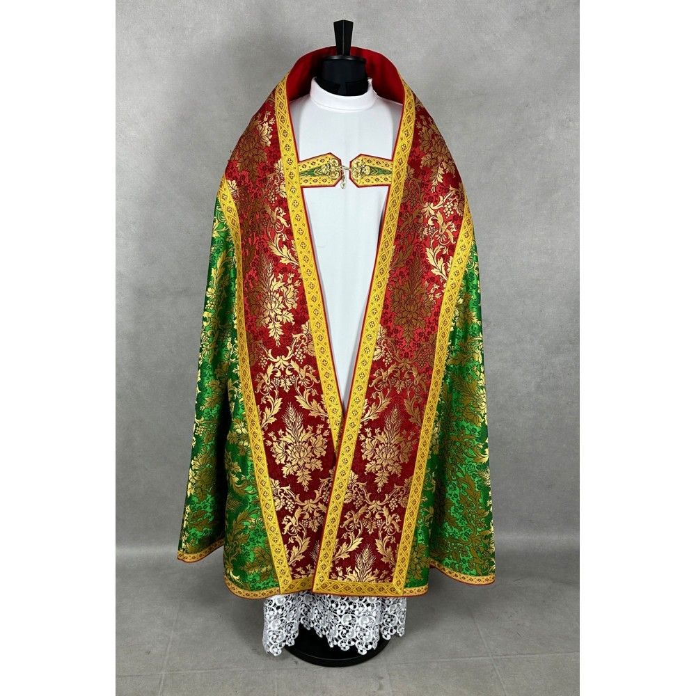 Zestaw kapa + welon liturgiczny (12K) - zdjęcie 2 - Zestaw kapa + welon liturgiczny (12K)