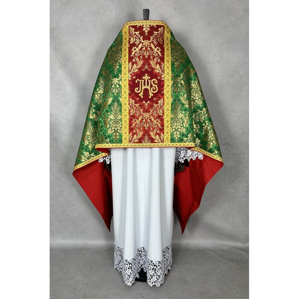 Zestaw kapa + welon liturgiczny (12K) - zdjęcie 6 - Zestaw kapa + welon liturgiczny (12K)