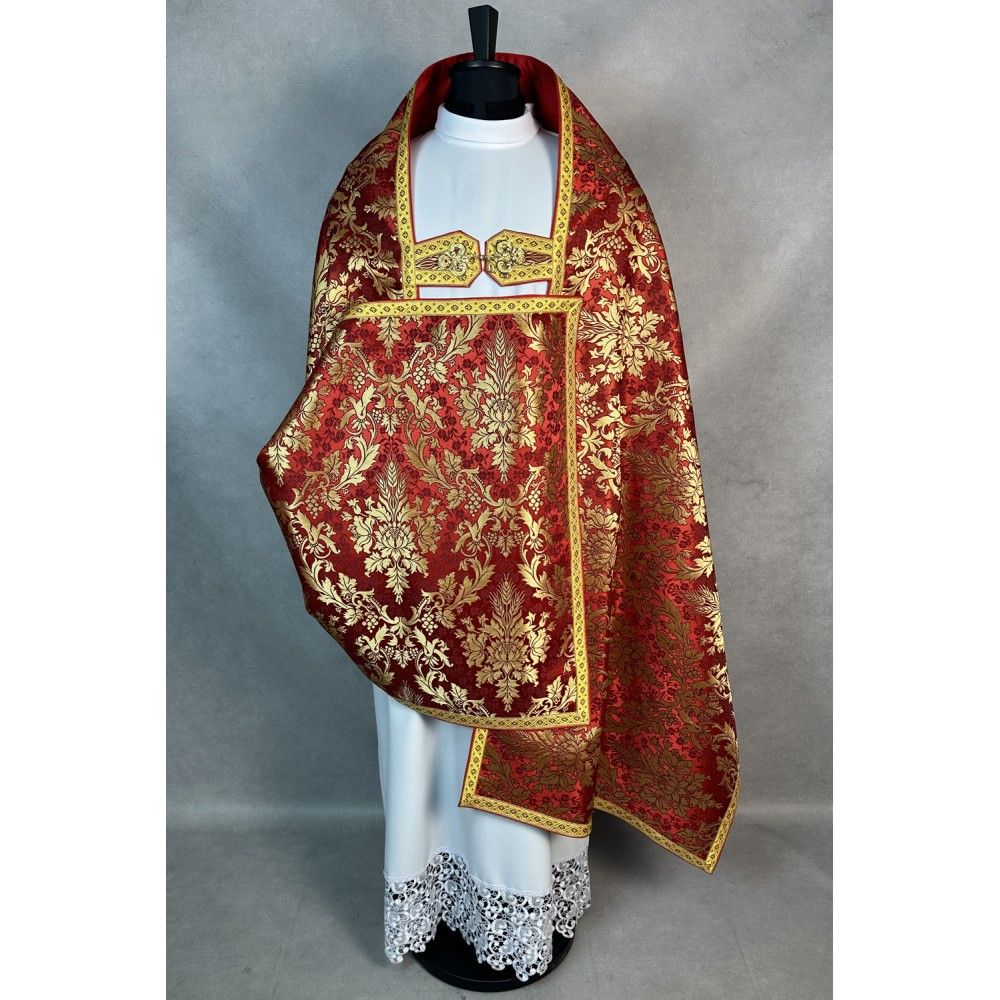 Zestaw kapa rzymska + welon liturgiczny (13K) - zdjęcie 8 - Zestaw kapa rzymska + welon liturgiczny (13K)