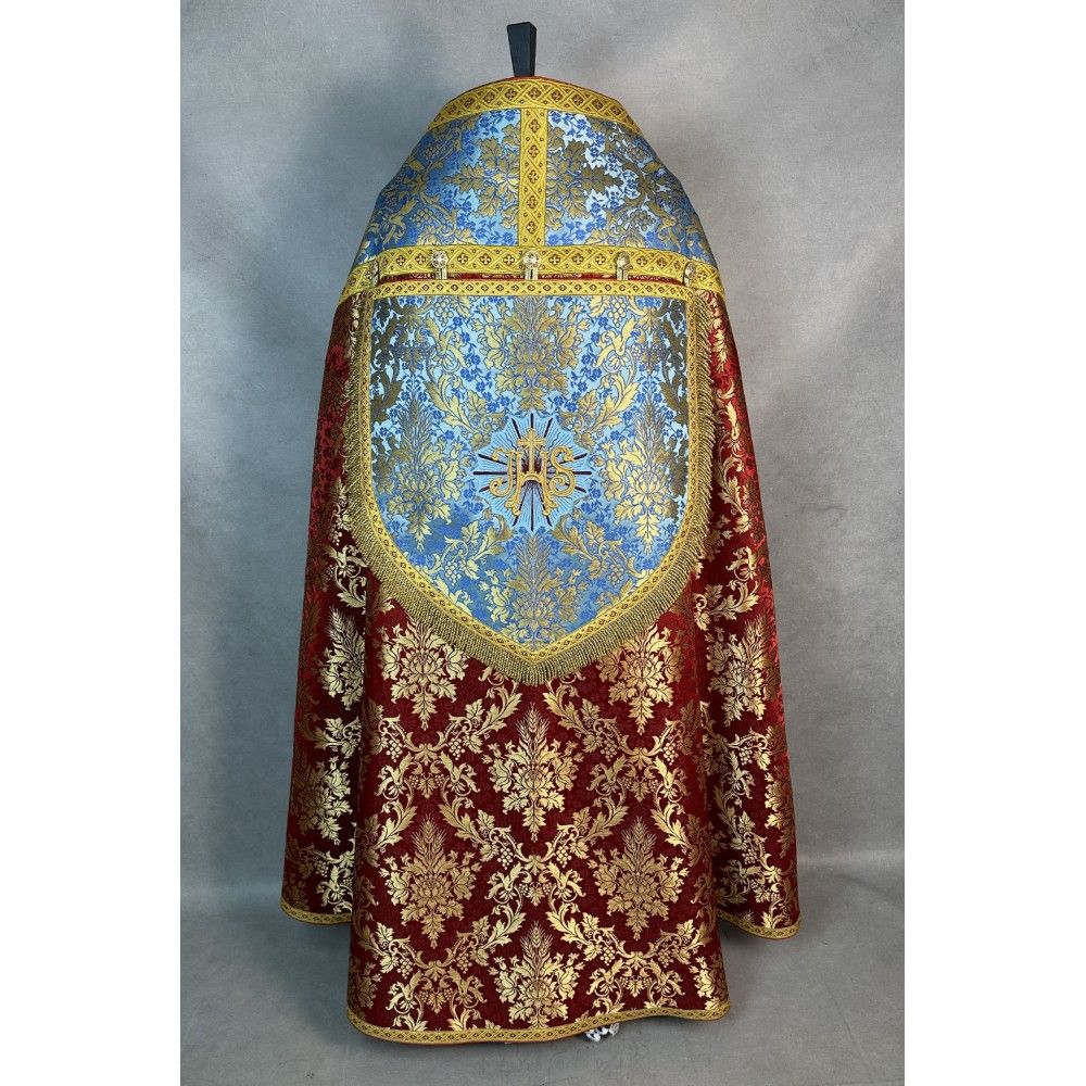 Zestaw kapa rzymska + welon liturgiczny (13K) - zdjęcie 2 - Zestaw kapa rzymska + welon liturgiczny (13K)