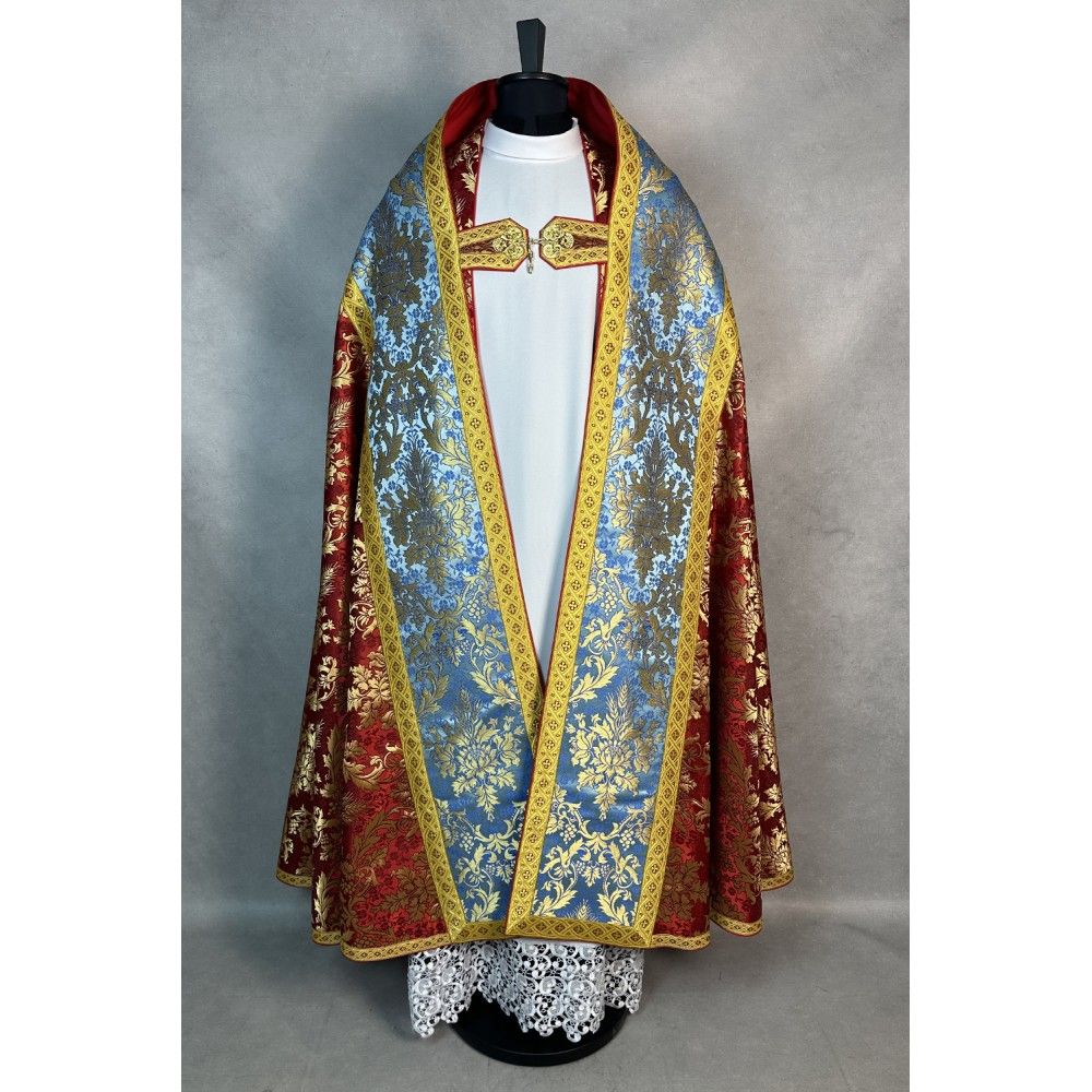 Zestaw kapa rzymska + welon liturgiczny (13K) - zdjęcie 3 - Zestaw kapa rzymska + welon liturgiczny (13K)