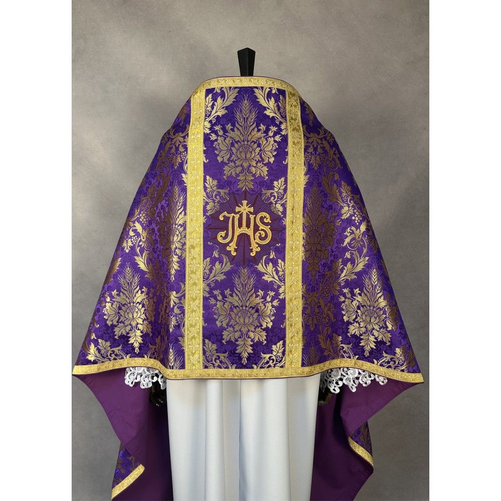 Zestaw kapa rzymska + welon liturgiczny (14K) - zdjęcie 5 - Zestaw kapa rzymska + welon liturgiczny (14K)