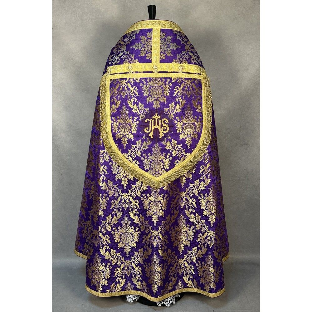 Zestaw kapa rzymska + welon liturgiczny (14K) - zdjęcie 3 - Zestaw kapa rzymska + welon liturgiczny (14K)