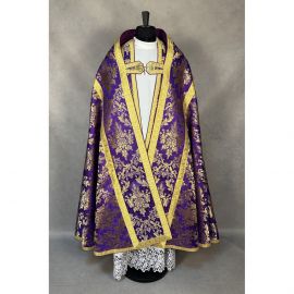 Zestaw kapa rzymska + welon liturgiczny (14K) - zdjęcie 2 - Zestaw kapa rzymska + welon liturgiczny (14K)