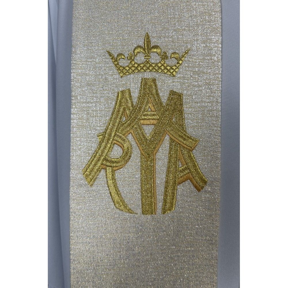 Stuła haftowana Matka Boska z Guadalupe (17K) - zdjęcie 4 - Stuła haftowana Matka Boska z Guadalupe (17K)