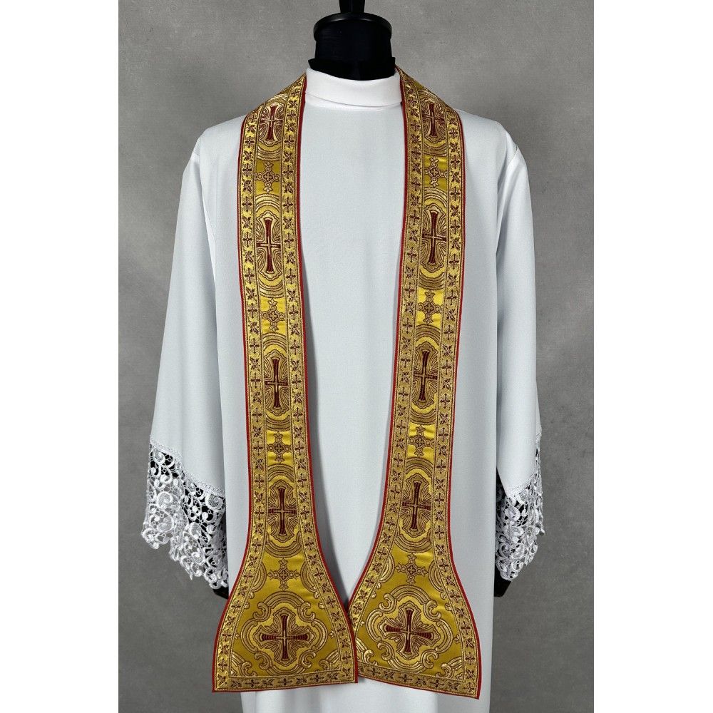 Ornat rzymski + Stuła, Manipularz, Bursa i Welon na kielich (27K) - zdjęcie 8 - Ornat rzymski + Stuła, Manipularz, Bursa i Welon na kielich (27K)