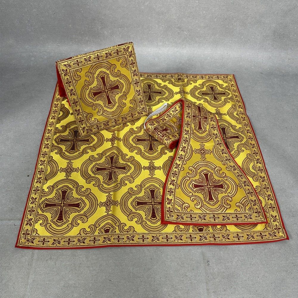 Ornat rzymski + Stuła, Manipularz, Bursa i Welon na kielich (27K) - zdjęcie 7 - Ornat rzymski + Stuła, Manipularz, Bursa i Welon na kielich (27K)