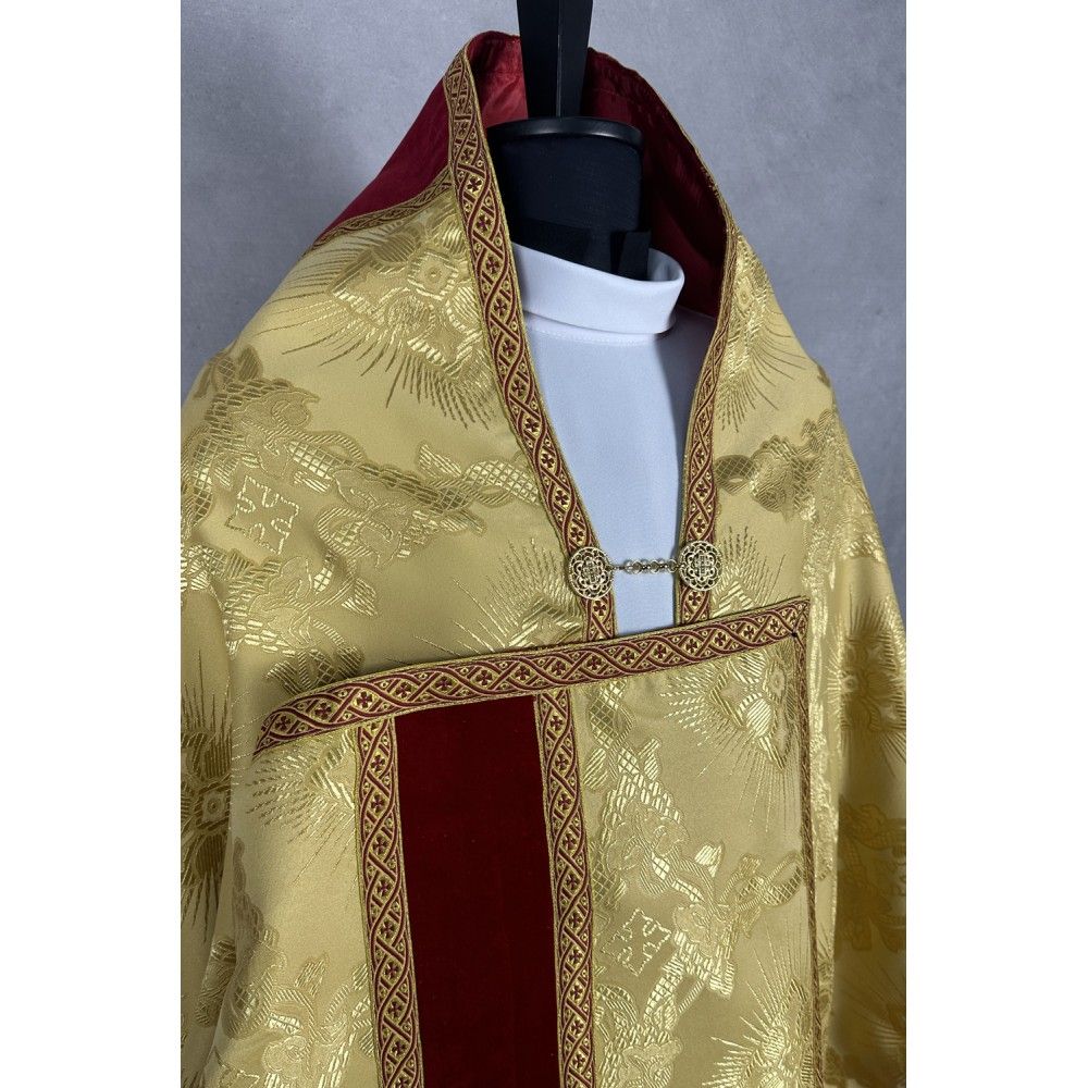 Welon liturgiczny, złoty, tkanina żakard (28K) - zdjęcie 4 - Welon liturgiczny, złoty, tkanina żakard (28K)