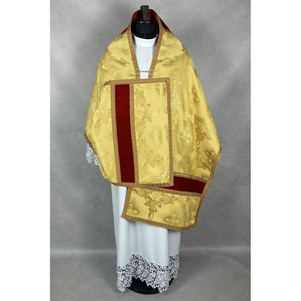 Welon liturgiczny, złoty, tkanina żakard (28K) - zdjęcie 3 - Welon liturgiczny, złoty, tkanina żakard (28K)