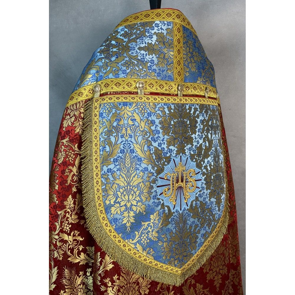 Kapa rzymska haftowana + stuła (38K) - zdjęcie 5 - Kapa rzymska haftowana + stuła (38K)