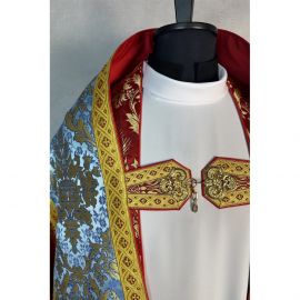 Kapa rzymska haftowana + stuła (38K) - zdjęcie 3 - Kapa rzymska haftowana + stuła (38K)