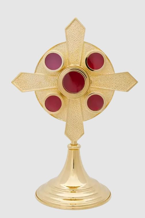 Relikwiarz na pięć relikwii, wysokość 32 cm (28)