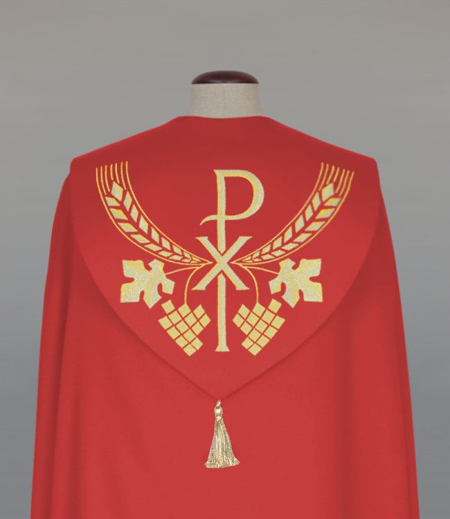 Kapa haftowana, czerwona (94) - zdjęcie 2 - Kapa haftowana, czerwona (94)