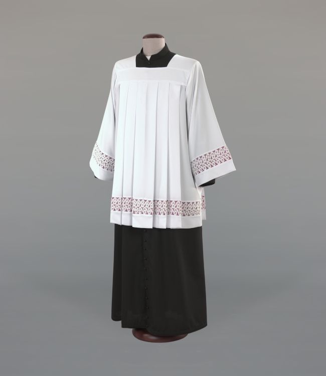 Komża kapłańska z  bawełnianą wstawką i kanonicką podbitką (20)