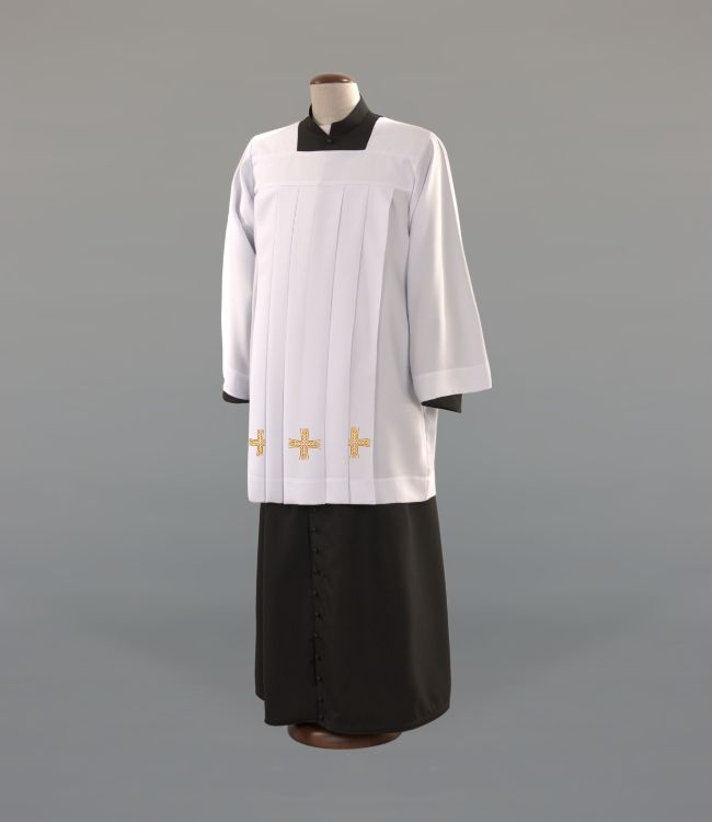 Komża kapłańska zdobiona haftem (24)