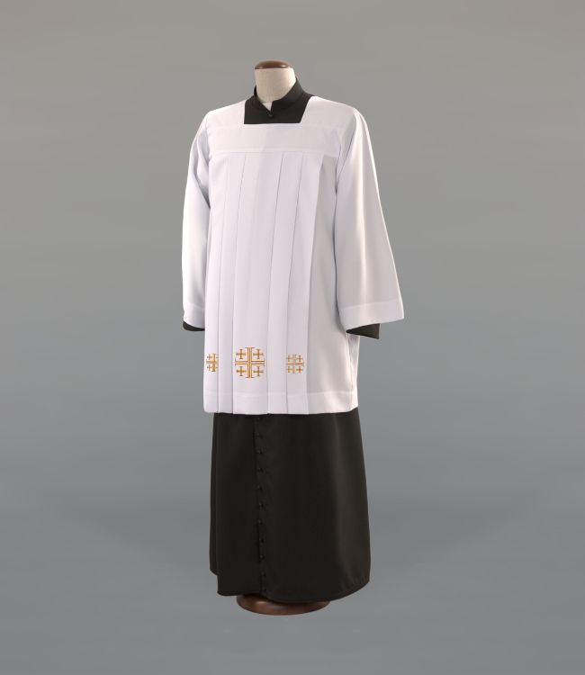 Komża kapłańska zdobiona haftem (26)