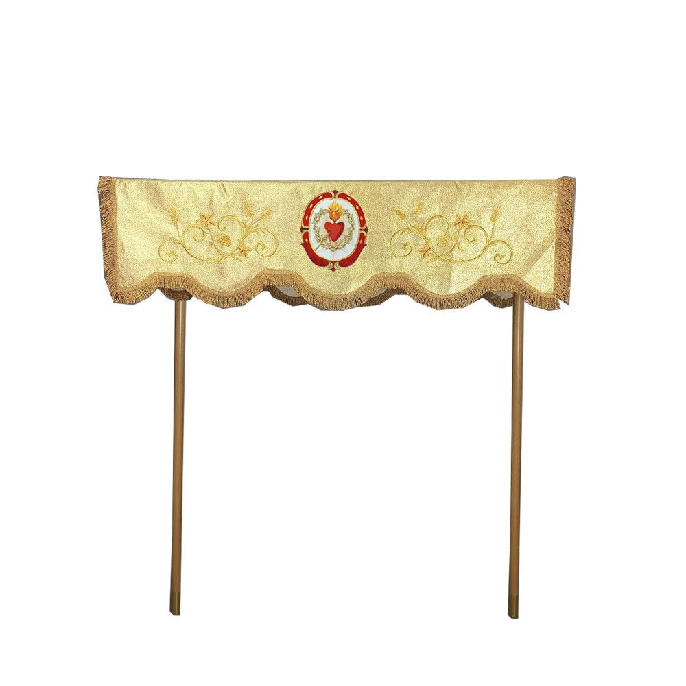 Baldachim haftowany na 2 drzewce (3K)