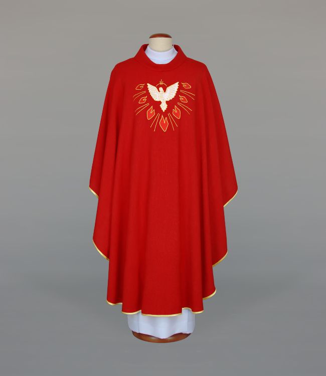 Ornat haftowany z motywem Ducha Świętego (A11)