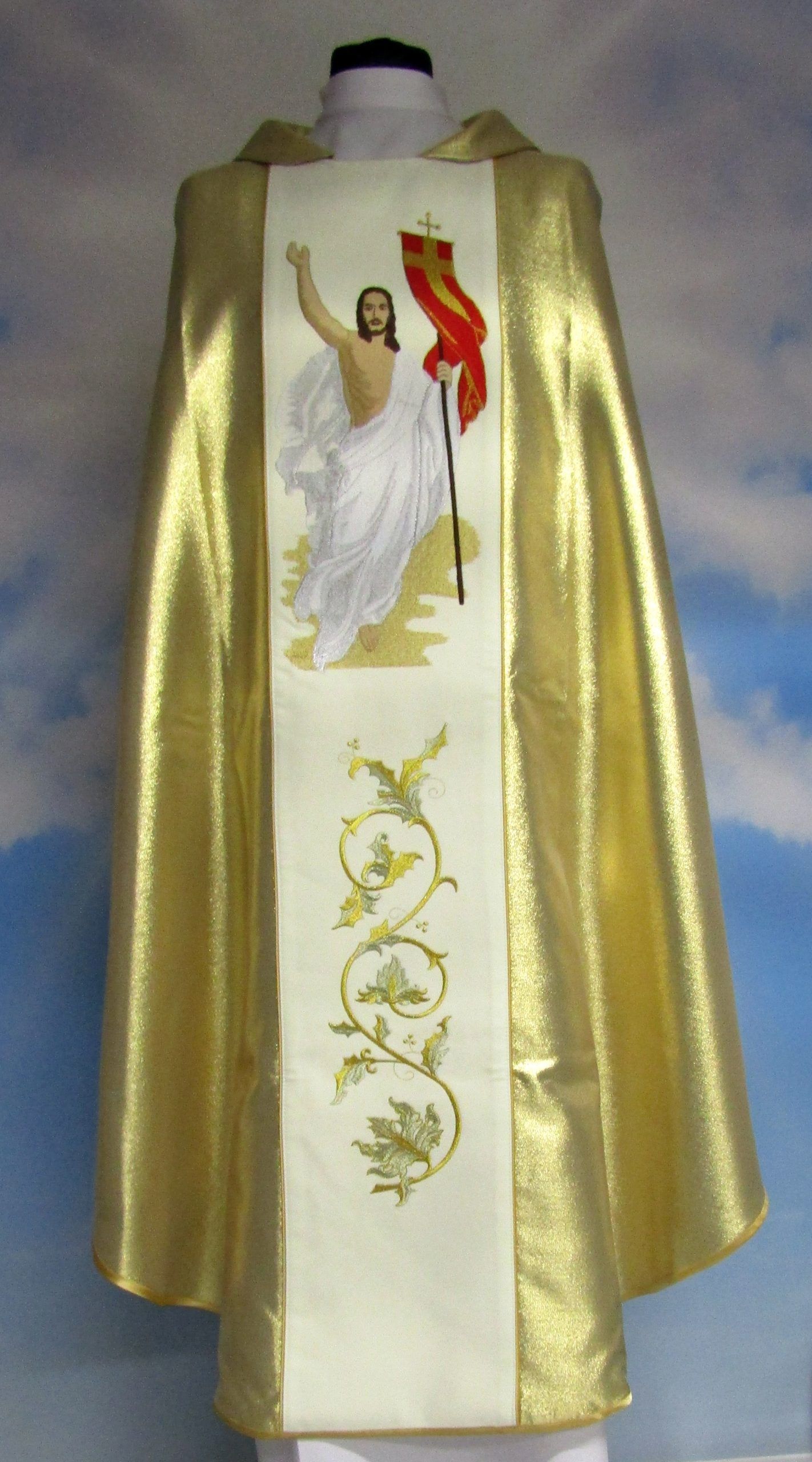 Ornat Jezus Zmartwychwstały (405) - zdjęcie 2 - Ornat Jezus Zmartwychwstały (405)