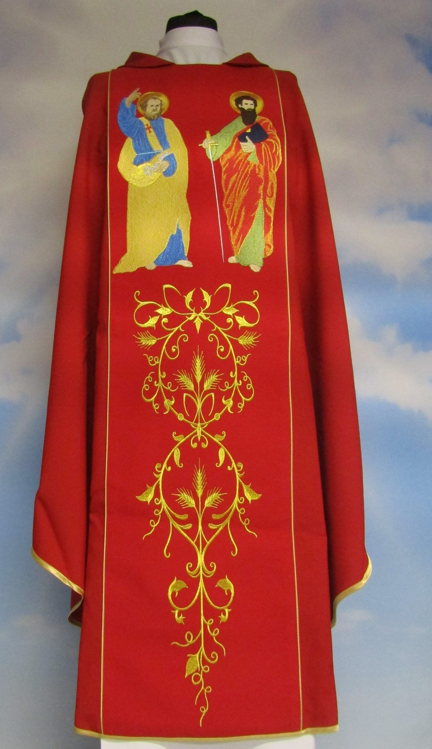 Ornat z wizerunkiem św. Piotra i Pawła