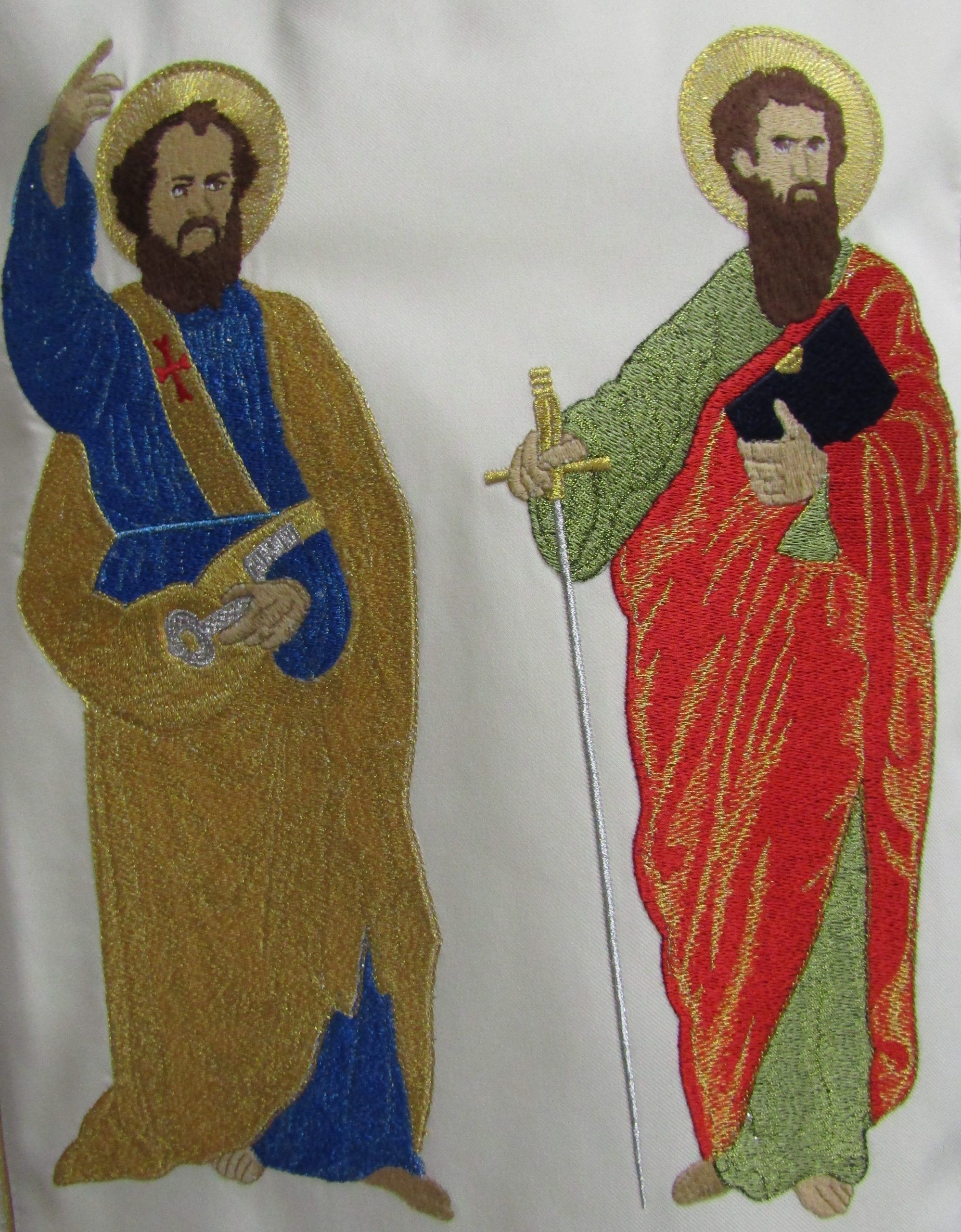 Ornat z wizerunkiem św. Piotra i Pawła - zdjęcie 4 - Ornat z wizerunkiem św. Piotra i Pawła