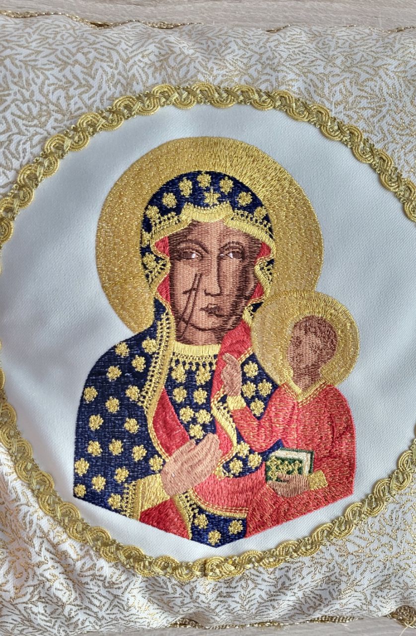 Poduszka na procesję MB Częstochowska - zdjęcie 3 - Poduszka na procesję MB Częstochowska
