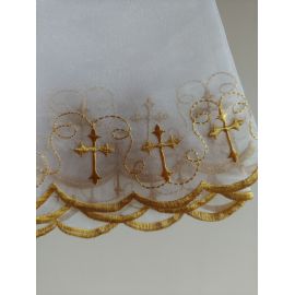 Welon na monstrancję, złoty haft - 80 cm