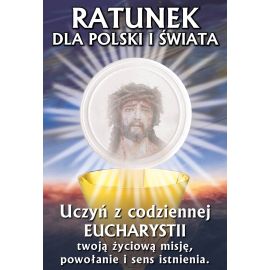 Plakat na Boże Ciało - Ratunek dla Polski i Świata