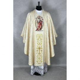 Ornat gotycki, haftowany Jezus zmartwychwstały (13K) - zdjęcie 2 - Ornat gotycki, haftowany Jezus zmartwychwstały (13K)