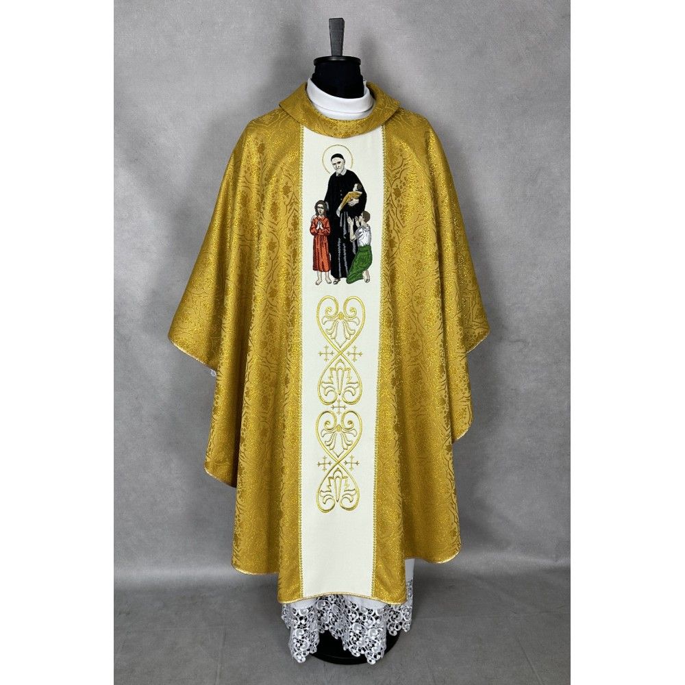 Ornat gotycki haftowany Wincenty A. Paulo (21K) - zdjęcie 2 - Ornat gotycki haftowany Wincenty A. Paulo (21K)
