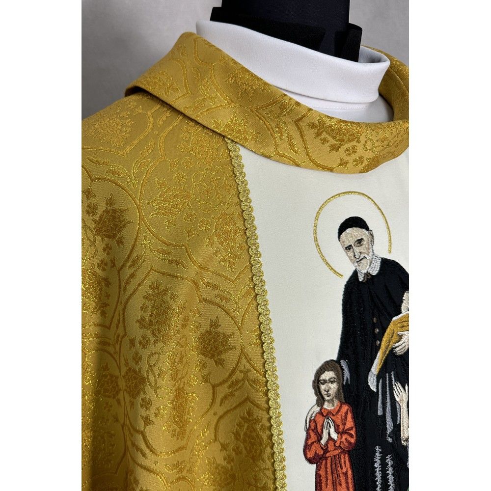 Ornat gotycki haftowany Wincenty A. Paulo (21K) - zdjęcie 4 - Ornat gotycki haftowany Wincenty A. Paulo (21K)