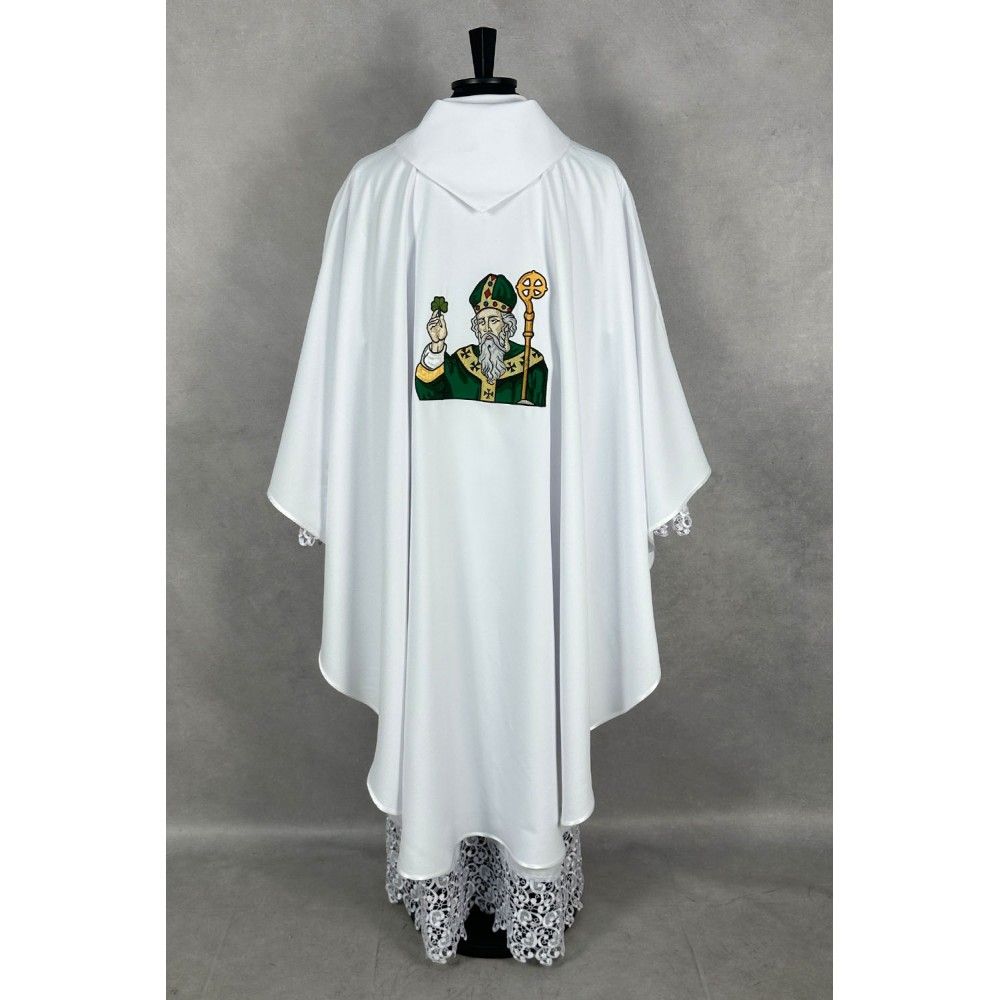 Ornat gotycki haftowany Św. Patryk - zdjęcie 3 - Ornat gotycki haftowany Św. Patryk