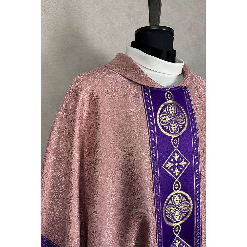Ornat gotycki fioletowo - różowy (26K) - zdjęcie 2 - Ornat gotycki fioletowo - różowy (26K)