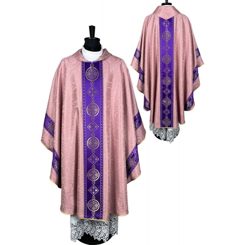 Ornat gotycki fioletowo - różowy (26K) - Ornat gotycki fioletowo - różowy (26K)