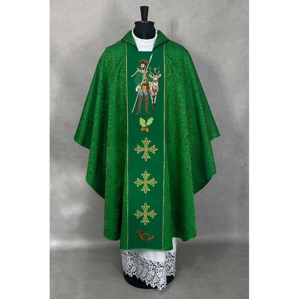 Ornat gotycki haftowany św. Hubert (44K) - zdjęcie 3 - Ornat gotycki haftowany św. Hubert (44K)