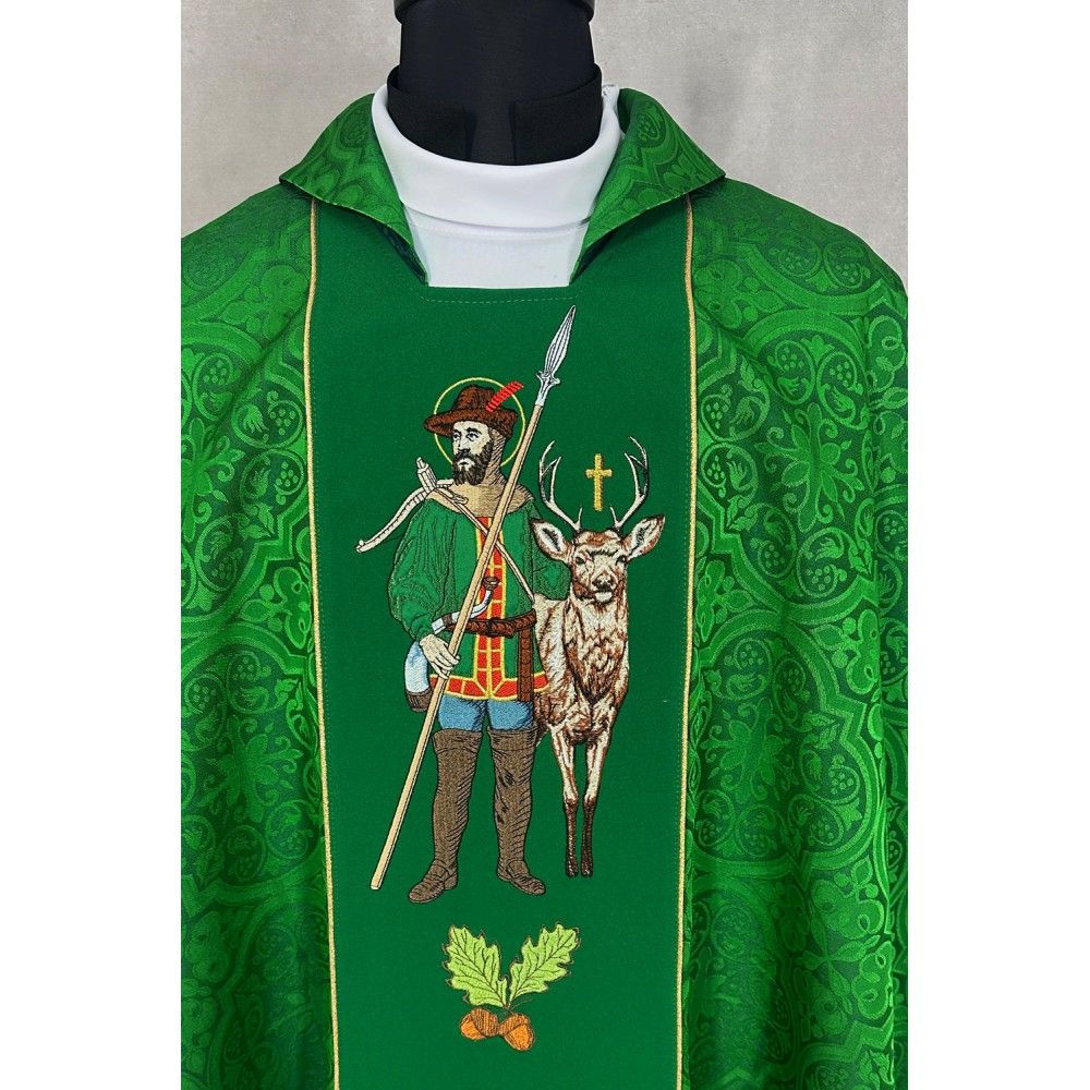 Ornat gotycki haftowany św. Hubert (44K) - zdjęcie 2 - Ornat gotycki haftowany św. Hubert (44K)