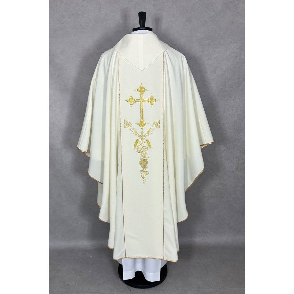 Ornat gotycki nadruk Święta Anna i Joachim (53K) - zdjęcie 4 - Ornat gotycki nadruk Święta Anna i Joachim (53K)