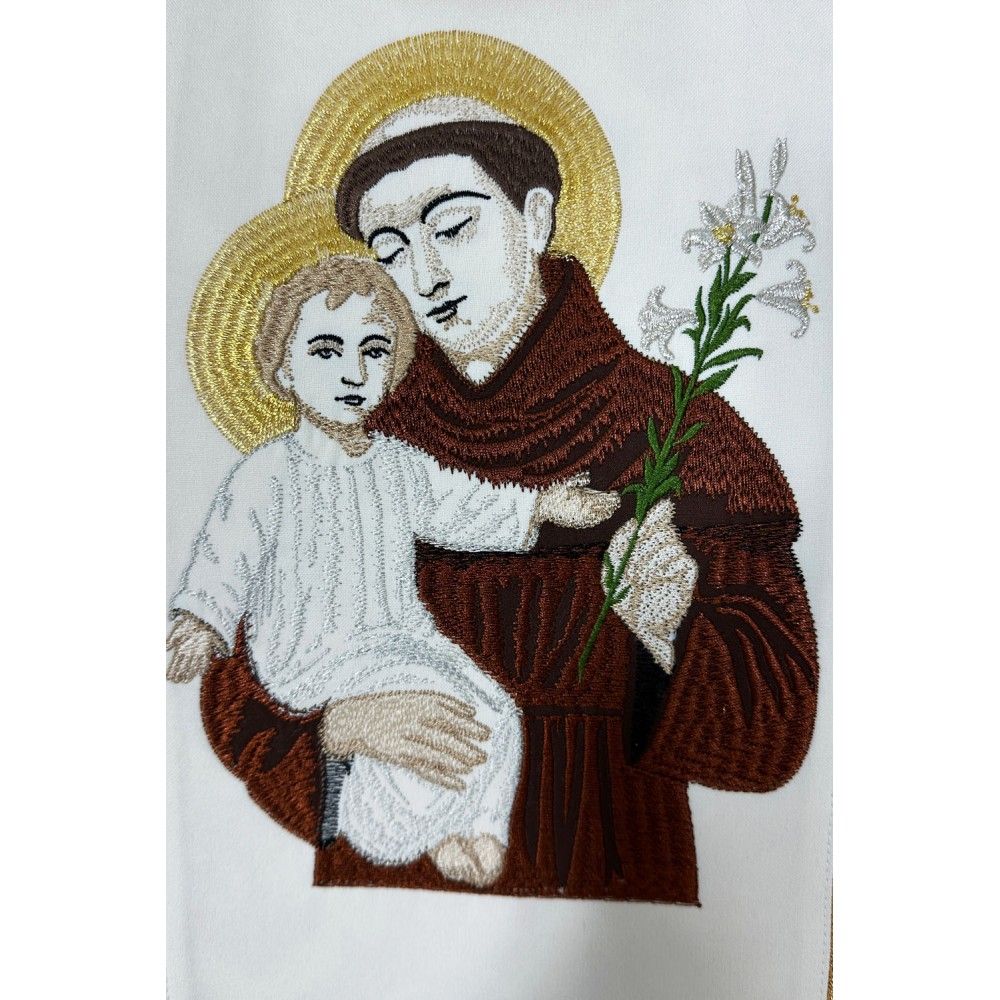 Ornat gotycki haftowany Święty Antoni (56K) - zdjęcie 4 - Ornat gotycki haftowany Święty Antoni (56K)