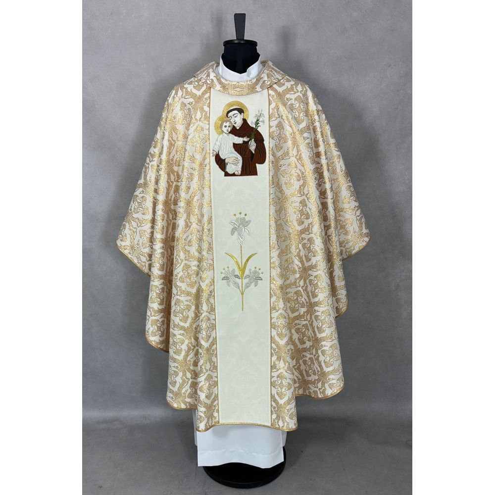 Ornat gotycki haftowany Święty Antoni (56K) - zdjęcie 2 - Ornat gotycki haftowany Święty Antoni (56K)