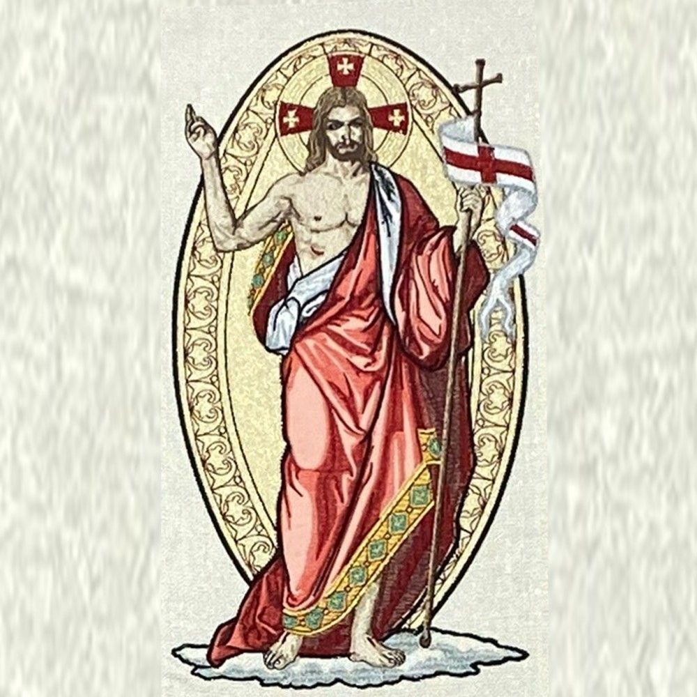 Ornat Gotycki wielkanocny Chrystus zmartwychwstały (64K) - zdjęcie 2 - Ornat Gotycki wielkanocny Chrystus zmartwychwstały (64K)