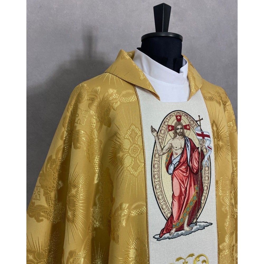 Ornat Gotycki wielkanocny Chrystus zmartwychwstały (64K) - zdjęcie 4 - Ornat Gotycki wielkanocny Chrystus zmartwychwstały (64K)