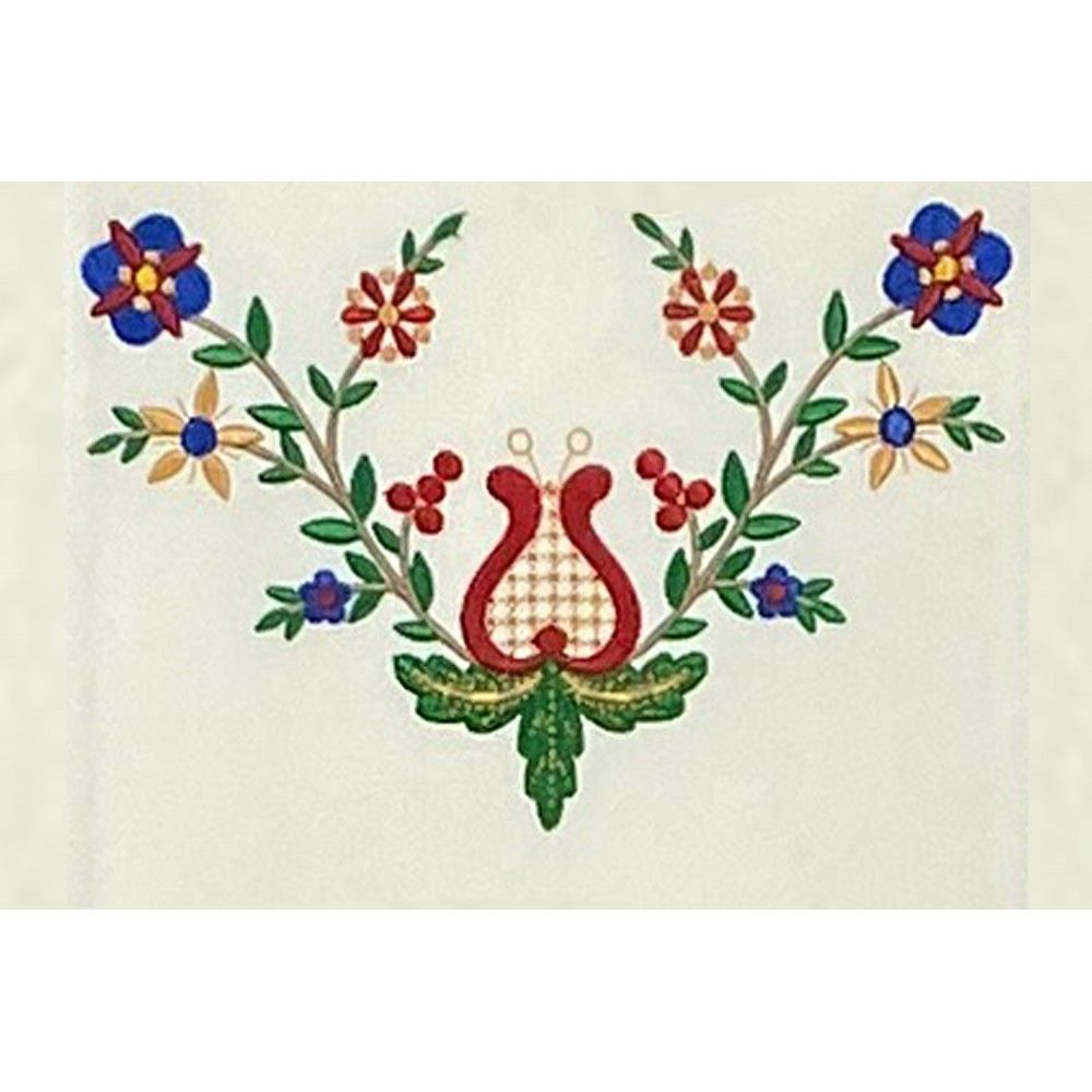 Ornat gotycki haftowany - Haft Kociewski (66K) - zdjęcie 3 - Ornat gotycki haftowany - Haft Kociewski (66K)