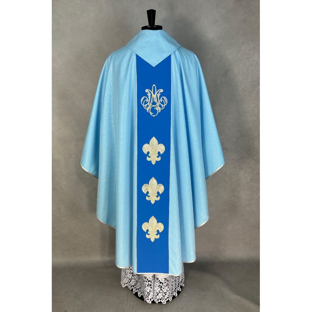 Ornat gotycki, haftowany maryjny (67K) - zdjęcie 4 - Ornat gotycki, haftowany maryjny (67K)