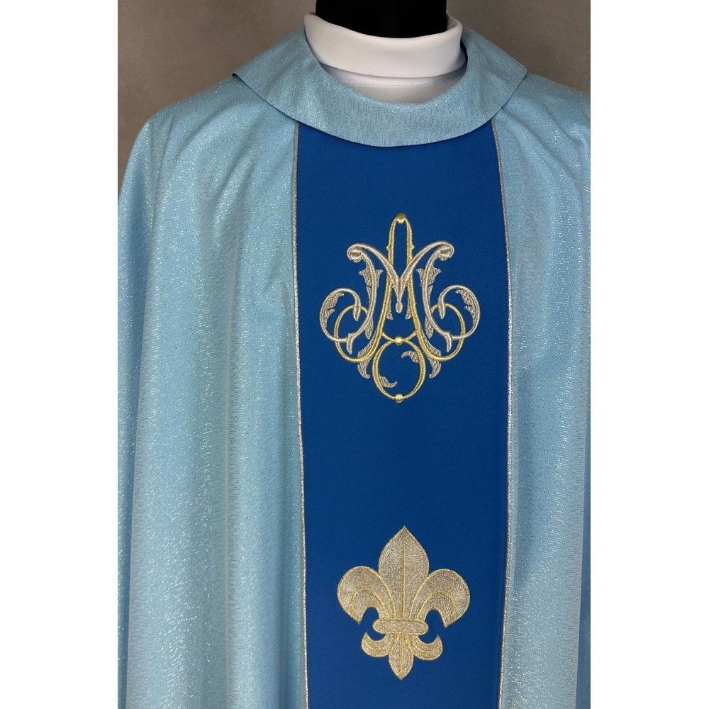 Ornat gotycki, haftowany maryjny (67K) - zdjęcie 3 - Ornat gotycki, haftowany maryjny (67K)