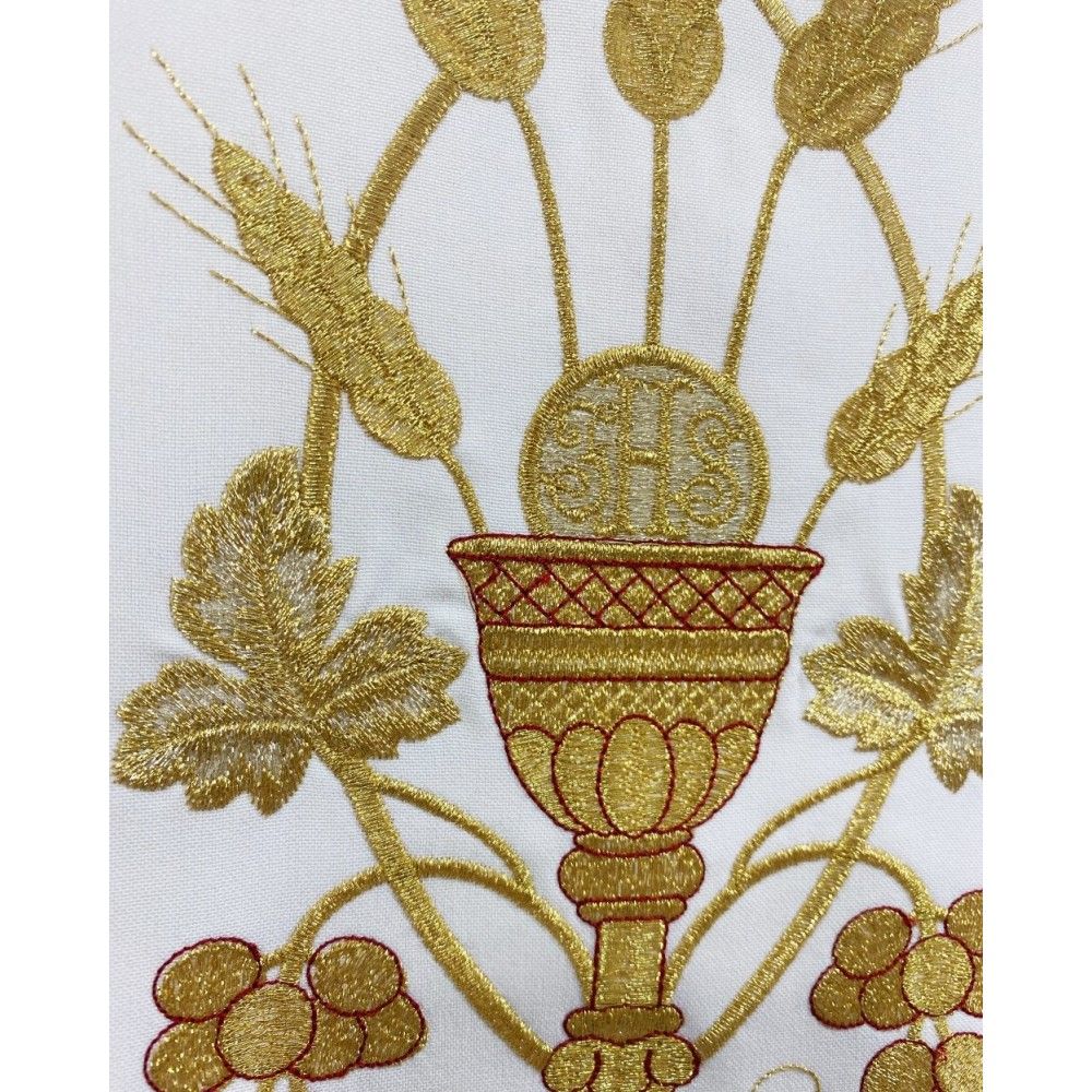 Ornat gotycki, haftowany Jan Chrzciciel (84K) - zdjęcie 4 - Ornat gotycki, haftowany Jan Chrzciciel (84K)