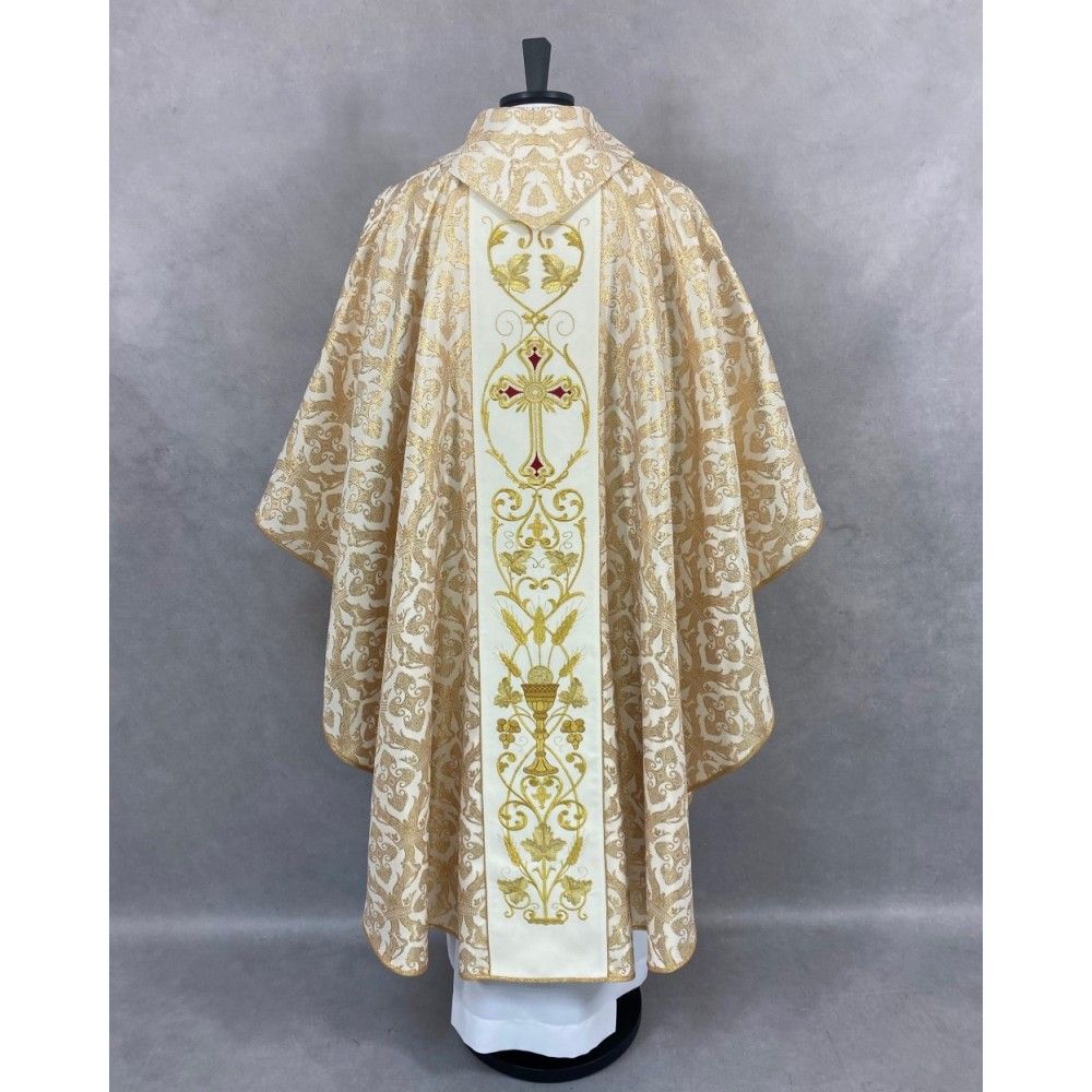 Ornat gotycki, haftowany Jan Chrzciciel (84K) - zdjęcie 6 - Ornat gotycki, haftowany Jan Chrzciciel (84K)