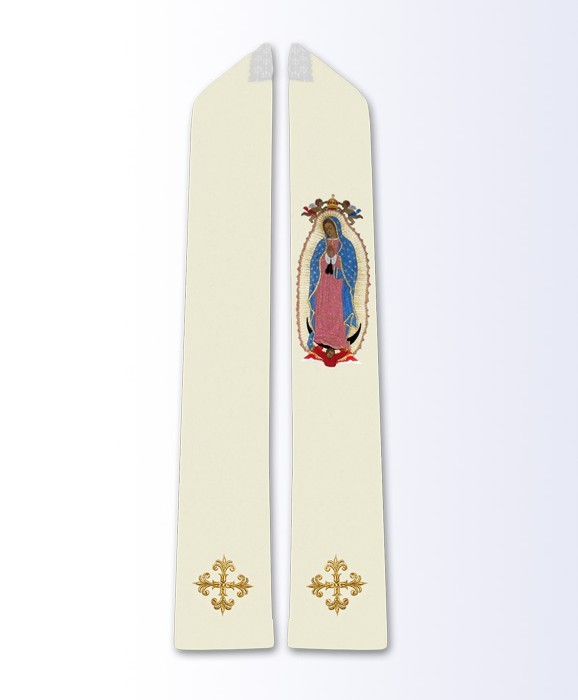 Stuła z wizerunkiem Matki Bożej z Guadalupe