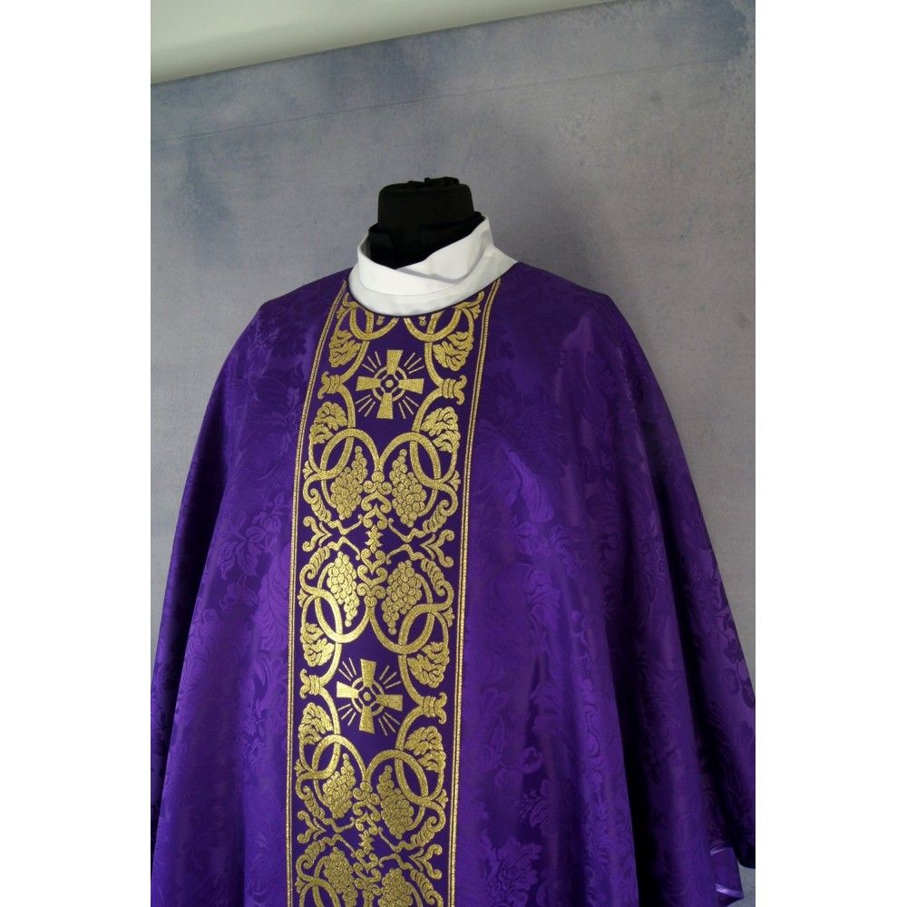 Ornat gotycki kolumny tkane (32) - zdjęcie 4 - Ornat gotycki kolumny tkane (32)