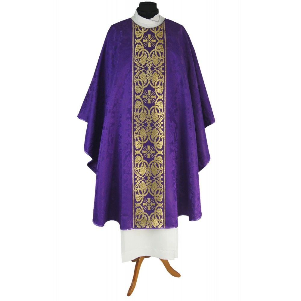 Ornat gotycki kolumny tkane (32) - zdjęcie 5 - Ornat gotycki kolumny tkane (32)