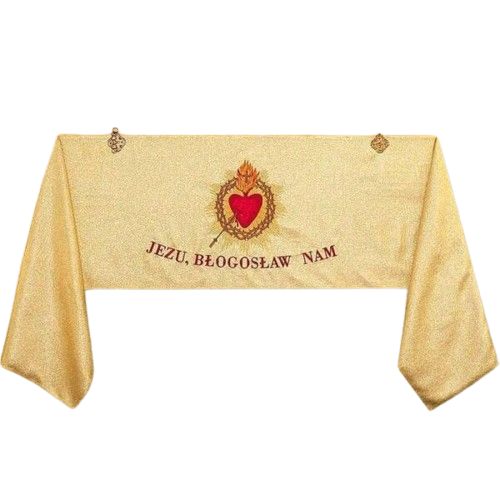 Welon na ramiona haftowany Serce Pana Jezusa (1U)